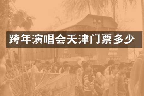 跨年演唱会天津门票多少