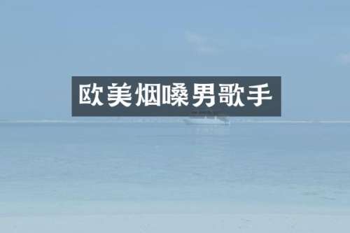 欧美烟嗓男歌手