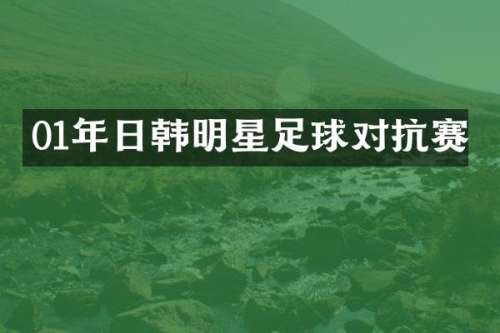 01年日韩明星足球对抗赛