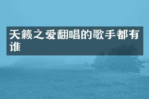 天籁之爱翻唱的歌手都有谁