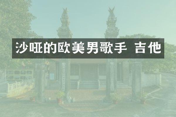 沙哑的欧美男歌手 吉他