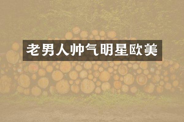 老男人帅气明星欧美