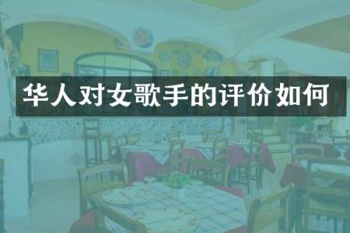 华人对女歌手的评价如何