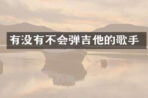 有没有不会弹吉他的歌手