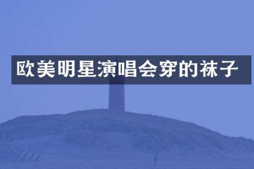 欧美明星演唱会穿的袜子