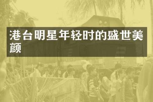 港台明星年轻时的盛世美颜