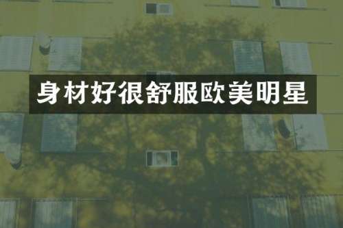 身材好很舒服欧美明星