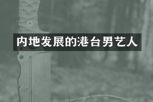 内地发展的港台男艺人