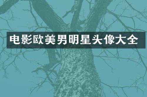 电影欧美男明星头像大全