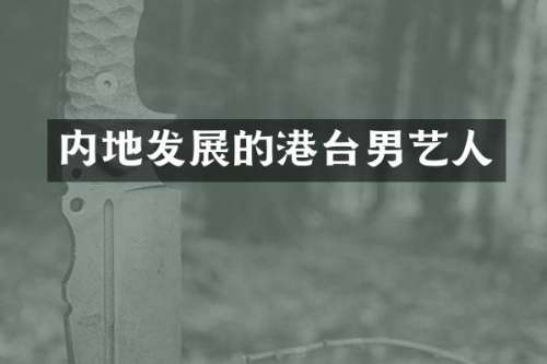 内地发展的港台男艺人