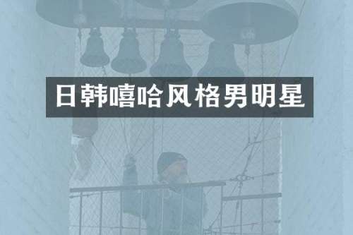 日韩嘻哈风格男明星