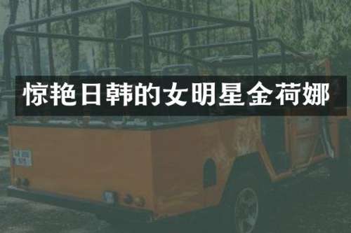 惊艳日韩的女明星金荷娜