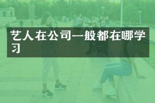 艺人在公司一般都在哪学习