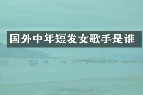 国外中年短发女歌手是谁
