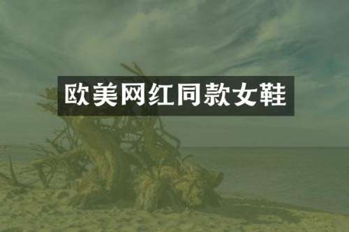欧美网红同款女鞋