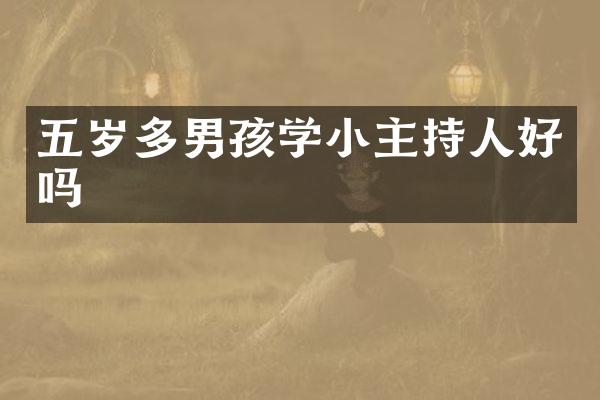 五岁多男孩学小主持人好吗