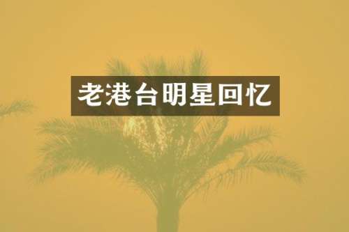 老港台明星回忆