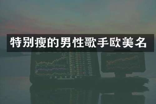 特别瘦的男性歌手欧美名