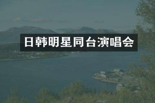 日韩明星同台演唱会