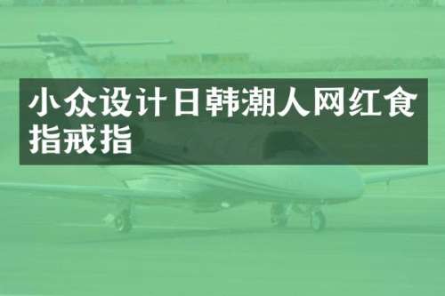 小众设计日韩潮人网红食指戒指