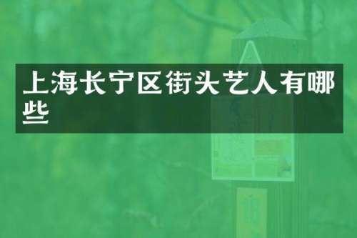上海长宁区街头艺人有哪些