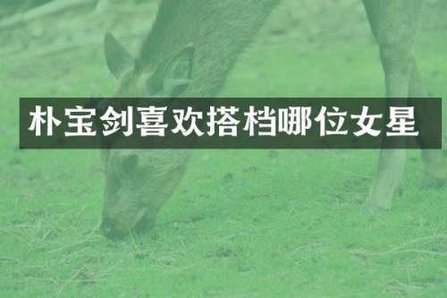 朴喜欢搭档哪位女星