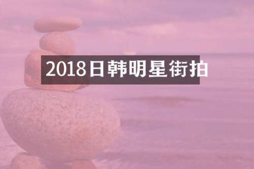 2018日韩明星街拍