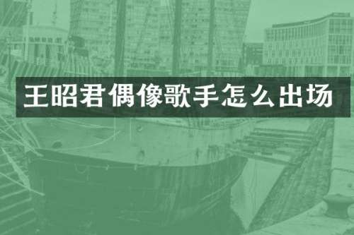 王昭君偶像歌手怎么出场