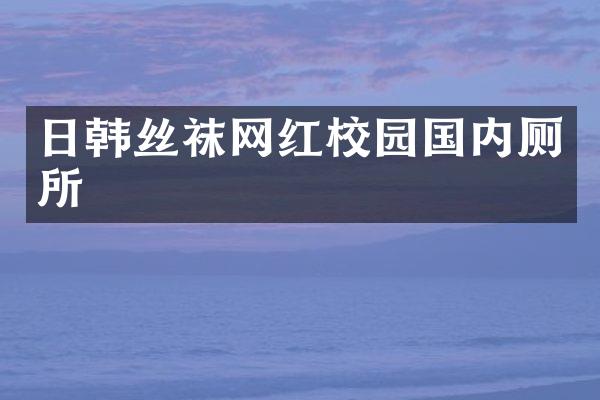 日韩丝袜网红校园国内厕所