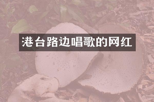 港台路边唱歌的网红