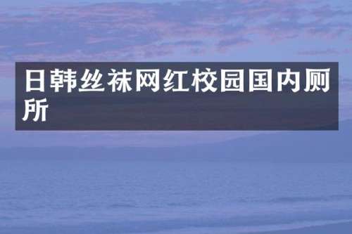 日韩丝袜网红校园国内厕所