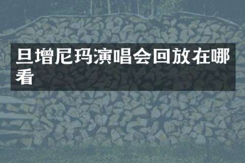 旦增尼玛演唱会回放在哪看