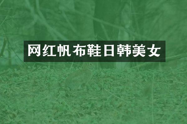 网红帆布鞋日韩