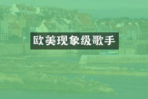欧美现象级歌手
