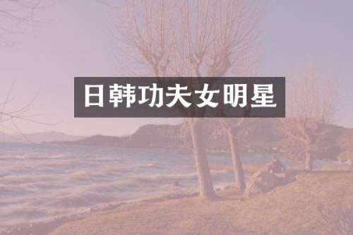日韩功夫女明星