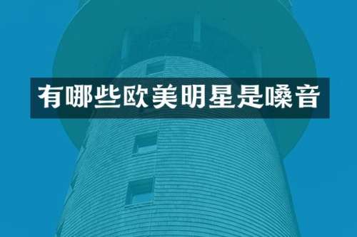 有哪些欧美明星是嗓音