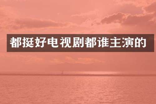 都挺好电视剧都谁主演的
