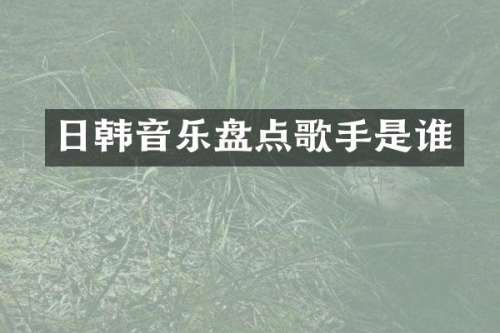 日韩音乐盘点歌手是谁