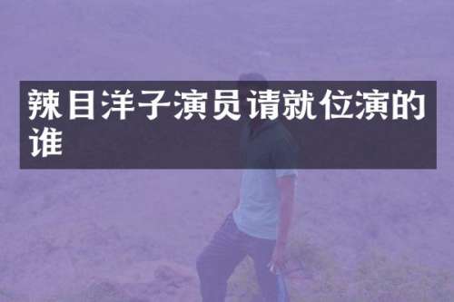 辣目洋子演员请就位演的谁