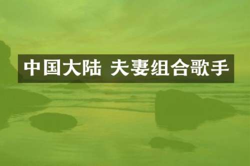 中国大陆 夫妻组合歌手