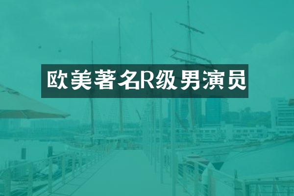 欧美著名R级男演员
