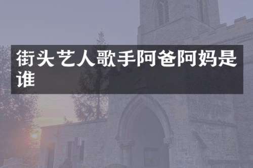 街头艺人歌手阿爸阿妈是谁