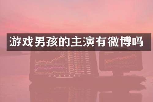 游戏男孩的主演有微博吗