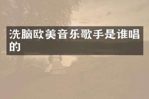 欧美音乐歌手是谁唱的