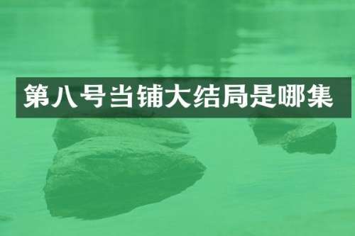 第八号当铺大结局是哪集