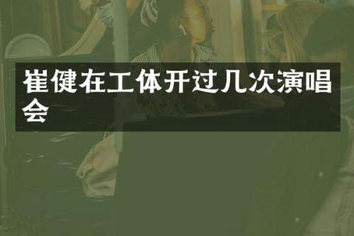 崔健在工体开过几次演唱会