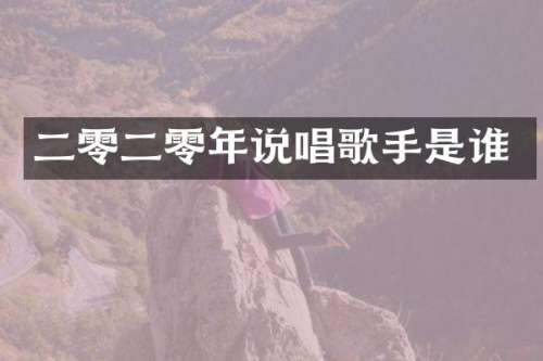 二零二零年说唱歌手是谁