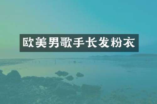 欧美男歌手长发粉衣