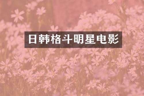 日韩格斗明星电影
