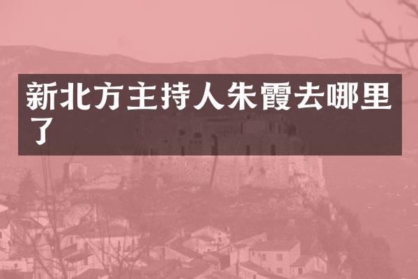新北方主持人朱霞去哪里了